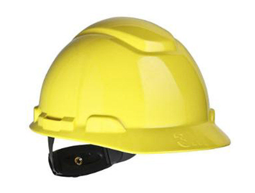 3M H-702R Yellow Hard Hat - 4 Point Ratchet